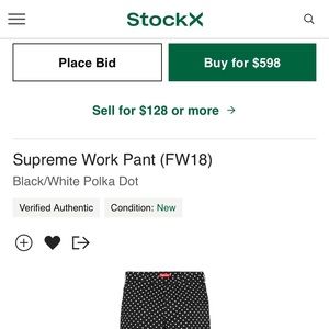 Supreme chino pants